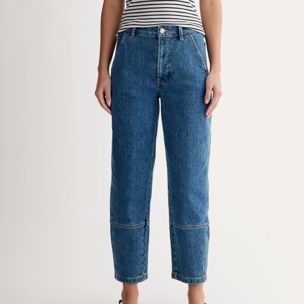 Everlane - Utility Barrel Jean - New Blue - 26 Regular